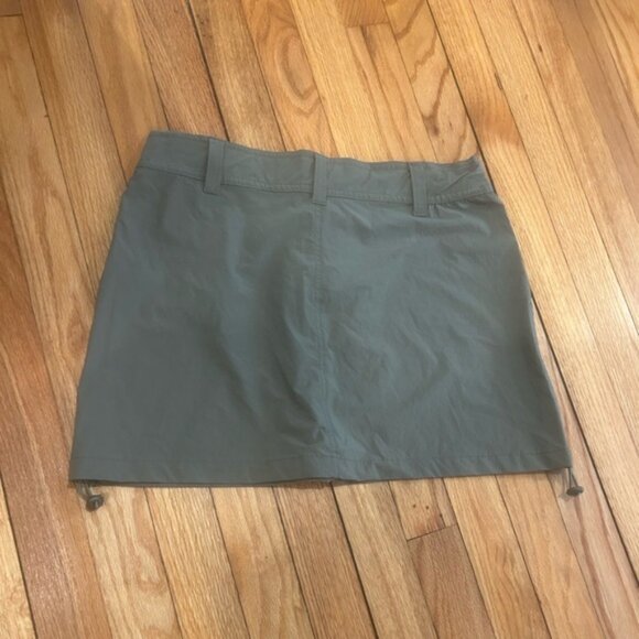 Olive green Mini Cargo Skirt - Picture 4 of 6